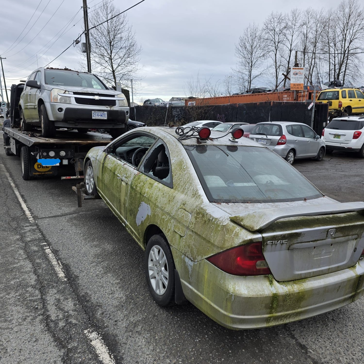 Scrap car removal in North Vancouver by Capilano Vehicle Recycling